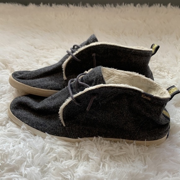 Keds Grey & White Slip-On Soft Sneakers - Picture 3 of 10